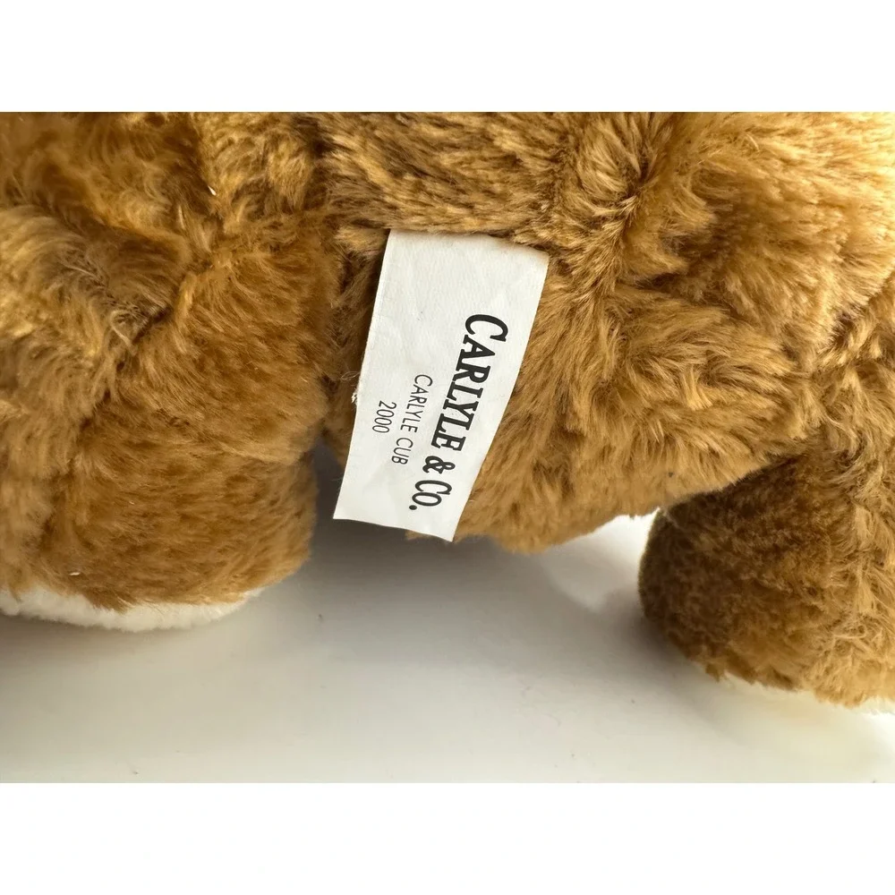 Carlyle & Co. Teddy Bear Blue‎ Bow Plush 2000 Collection New with Tags
